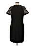 Ann Taylor 100% Polyester Black Cocktail Dress Size 12 - photo 2