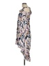O'Neill 100% Viscose Floral Gray Cocktail Dress Size L - photo 5
