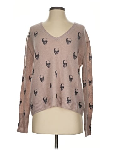 Skull Cashmere Cashmere Pullover Sweater (view 1)