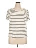 Green Envelope Stripes Ivory Short Sleeve T-Shirt Size XL - photo 1