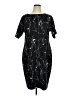 Boutique + Graphic Black Cocktail Dress Size 1X Plus - photo 1