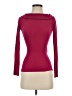 Bebe Burgundy Long Sleeve Top Size S - photo 1