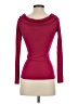Bebe Burgundy Long Sleeve Top Size S - photo 2