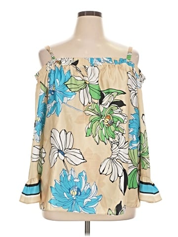 JM Collection 3/4 Sleeve Blouse (view 1)