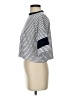 Sundry Stripes Silver Short Sleeve Turtleneck Size XS (0) - photo 5