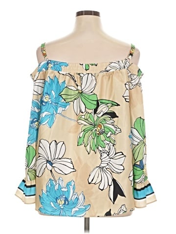 JM Collection 3/4 Sleeve Blouse (view 2)