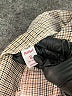 Romwe Houndstooth Gray Casual Pants Size S - photo 7