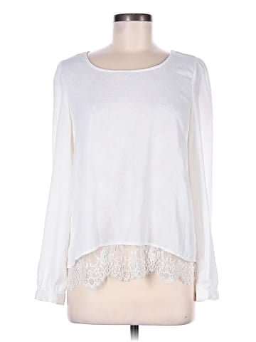 Papaya Long Sleeve Top (view 1)