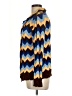 M Missoni Chevron-herringbone Brown Long Sleeve Blouse Size M - photo 5