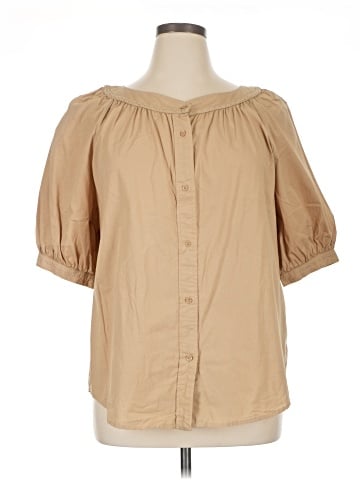Lauren by Ralph Lauren Short Sleeve Blouse (view 1)