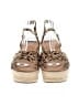 Fergalicious Animal Print Tan Wedges Size 7 1/2 - photo 2