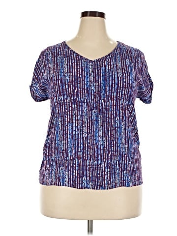 Attention Short Sleeve Blouse (view 1)