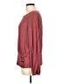 Cable & Gauge Burgundy Long Sleeve Top Size L - photo 5