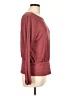 Cable & Gauge Burgundy Long Sleeve Top Size L - photo 4
