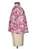 Stradivarius Print Pink 3/4 Sleeve Button-Down Shirt Size S - photo 5