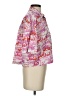 Stradivarius Print Pink 3/4 Sleeve Button-Down Shirt Size S - photo 4