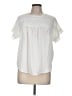 Unbranded 100% Polyester Ivory Short Sleeve Blouse Size M - photo 1