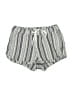 Roxy 100% Cotton Stripes Gray Shorts Size S - photo 1