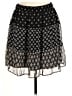 Ann Taylor LOFT 100% Polyester Paisley Black Casual Skirt Size M - photo 1