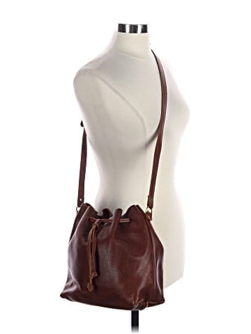 Portland Leather Goods Leather Bucket Bag (view 2)