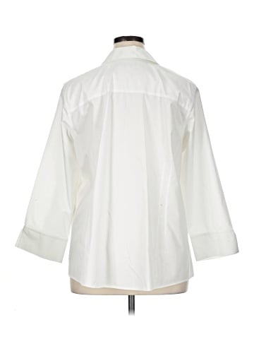 Foxcroft 3/4 Sleeve Button-Down Shirt (view 2)