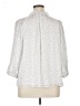 Vince Camuto 100% Polyester Polka Dots White 3/4 Sleeve Blouse Size XL - photo 2