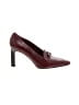 J.Crew Burgundy Heels Size 6 - photo 1