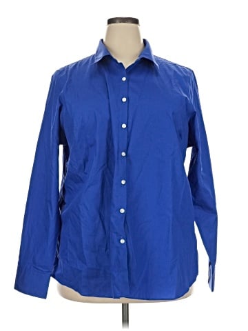 Lands' End Long Sleeve Button-Down Shirt (view 1)