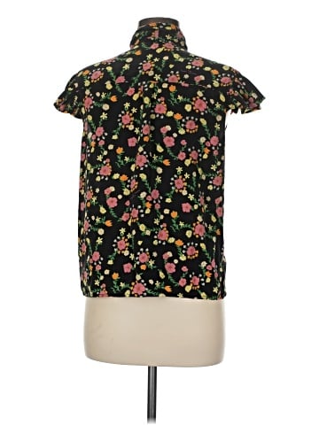 Marc Jacobs Short Sleeve Silk Top (view 2)