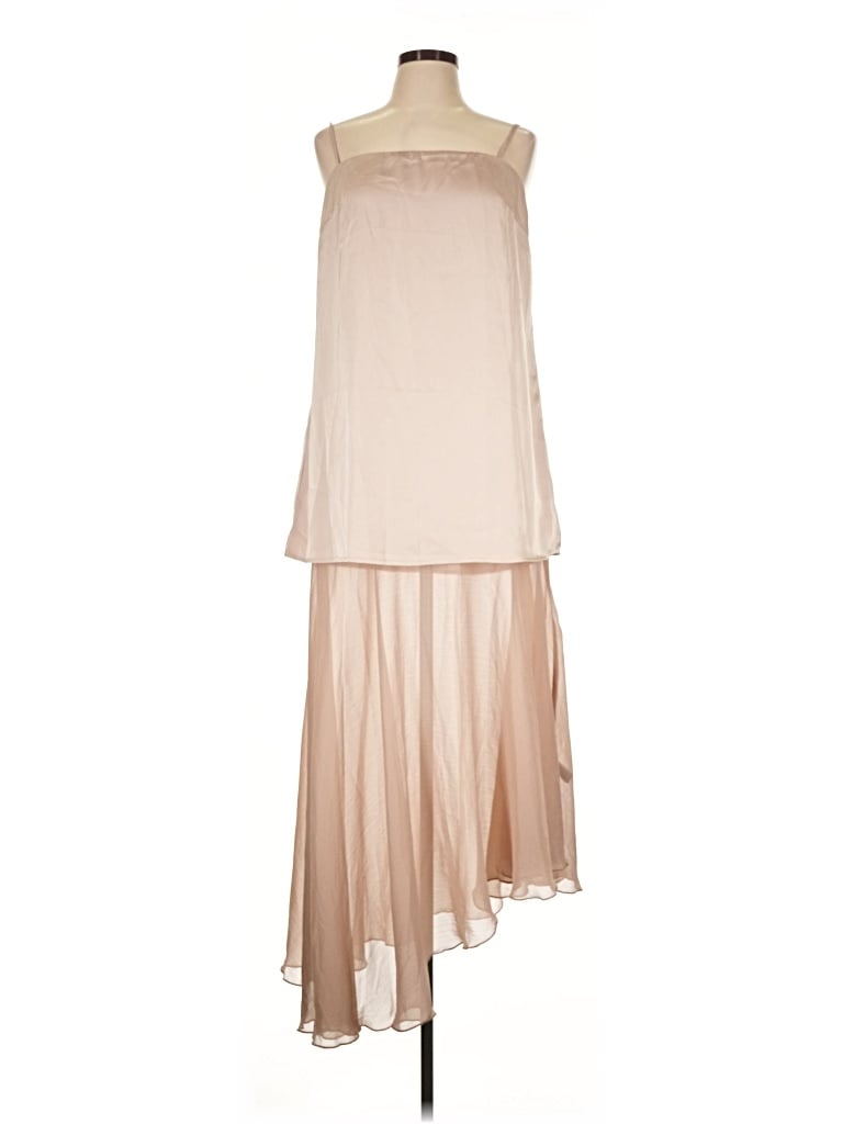 Pre-owned Commense Cocktail Dress In Tan