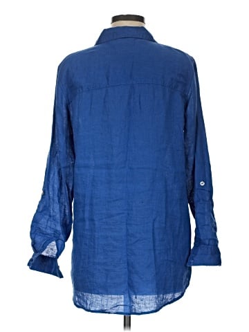 Sigrid Olsen Long Sleeve Button-Down Shirt (view 2)