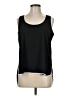 Milano 100% Polyester Black Sleeveless Top Size M - photo 1