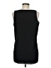 Milano 100% Polyester Black Sleeveless Top Size M - photo 2