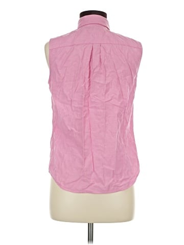 Lands' End Sleeveless Button-Down Shirt (view 2)