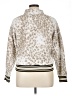 Nanette Lepore 100% Polyester Animal Print Ivory Turtleneck Sweater Size XL - photo 2