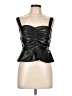 Lucy Paris 100% Polyester Black Sleeveless Top Size L - photo 1