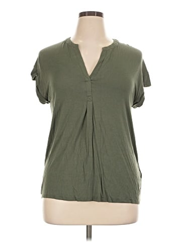 Cable & Gauge Short Sleeve Blouse (view 1)