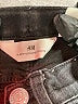H&M Solid Black Jeans Size 6 - photo 3