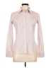 Theory Stripes Pink Long Sleeve Button-Down Shirt Size L - photo 1