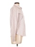 Theory Stripes Pink Long Sleeve Button-Down Shirt Size L - photo 4