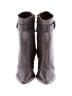 Etienne Aigner 100% Leather Gray Ankle Boots Size 6 - photo 2