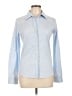 Theory Blue Long Sleeve Button-Down Shirt Size L - photo 1