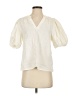 CeCe Ivory Short Sleeve Blouse Size S - photo 1