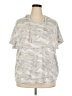 RBX Silver Short Sleeve Top Size 2X - photo 1