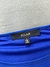 Eclair 100% Polyester Solid Blue Casual Dress Size S - photo 7