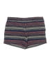 Ann Taylor LOFT 100% Cotton Chevron-herringbone Blue Shorts Size 8 - photo 1