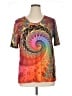 Unbranded Paisley Orange Short Sleeve T-Shirt Size XL - photo 1