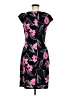 Kasper Print Black Cocktail Dress Size 8 - photo 2