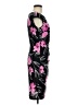 Kasper Print Black Cocktail Dress Size 8 - photo 4