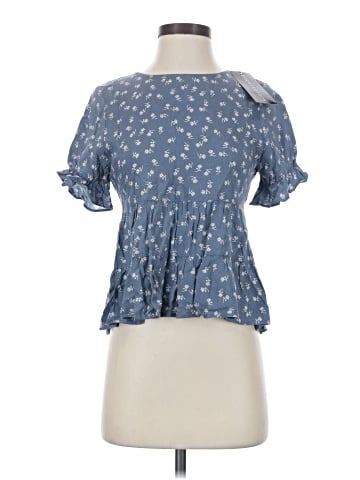 Paper Crane Short Sleeve Blouse (view 1)